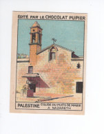 Chromo PALESTINE ISRAEL Eglise Du Puits De Marie à Nazareth 1930s TB Pub: Chocolat Pupier 67  X 50 Mm  2 Scans - Other & Unclassified