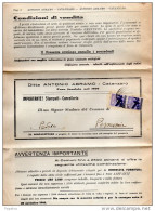 1946  LETTERA  INTESTATA DITTA ANTONIO  ABRAMO CON ANNULLO  CATANZARO - 1946-60: Storia Postale