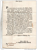 1817  LETTERA CON ANNULLO SPOLETO - 1. ...-1850 Prephilately