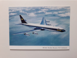 Airline Issued Card. BOAC B 707 - 1946-....: Moderne