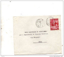 1960 LETTERA  CON ANNULLO MONTE PORZIO CATONE ROMA - 1946-60: Storia Postale