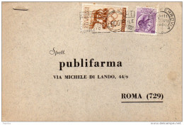 1960 CARTOLINA    CON ANNULLO  ROMA - 1946-60: Storia Postale