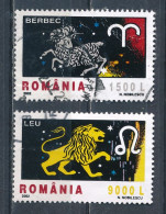 °°° ROMANIA - Y&T N° 4729/33 - 2002 °°° - Oblitérés