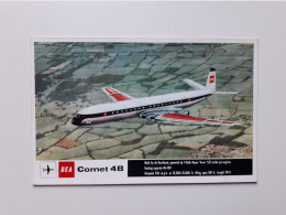 Airline Issued Card. British European Airways Comet 4 B - 1946-....: Moderne