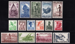 Papúa Nueva Guinea, 1952 Y&T. 1 / 15, MNH. - Papouasie-Nouvelle-Guinée