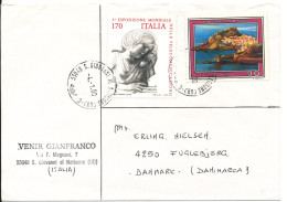 Italy Cover Sent To Denmark Giovanni Al Natisone 4-1-1980 Topic Stamps - 1971-80: Marcophilie