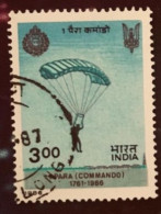 Indien 1986 India Parachute Regiment Military - Used Stamps