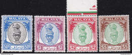 1950-56 Malaysian States PERAK - SG 145/148  4 High Values MNH/** - Otros & Sin Clasificación