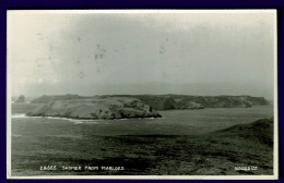 Ref 1642 - 1964 Real Photo Postcard - Skomer Island From Marloes - Pembrokehire Wales - Pembrokeshire