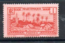 MARTINIQUE - SERIE COURANTE - BASSE POINTE - 1 - 1933 - - Unused Stamps