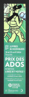 Marque Page.   Festival Livres & Musiques 2024.   Prix Des Ados.     Deauville.     Bookmark. - Marque-Pages