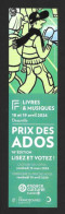 Marque Page.   Festival Livres & Musiques 2024.   Prix Des Ados.     Deauville.     Bookmark. - Marcapáginas