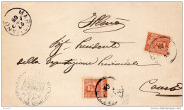 1905  LETTERA CON ANNULLO MARIGLIANO - Storia Postale