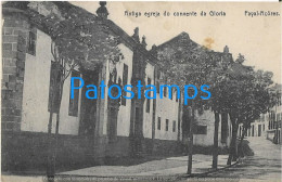226854 PORTUGAL FAYAL AÇORES OLD CHURCH & CONVENT GLORIA SPOTTED POSTAL POSTCARD - Autres & Non Classés