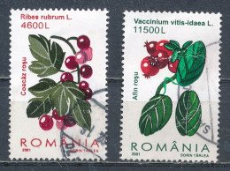 °°° ROMANIA - Y&T N° 4680/82 - 2001 °°° - Oblitérés