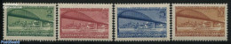 Yugoslavia 1948 Danube Conference 4v, Mint NH, History - Europa Hang-on Issues - Art - Bridges And Tunnels - Ungebraucht