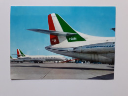 Airline Issued Card. Alitalia Caravelle - 1946-....: Moderne