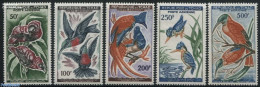 Chad 1961 Birds 5v, Mint NH, Nature - Birds - Kingfishers - Hummingbirds - Autres & Non Classés