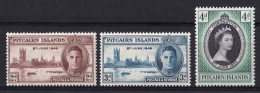 Islas De Pitcairn, 1946-53  Y&T. 9 / 10, 19, MNH. - Pitcairneilanden