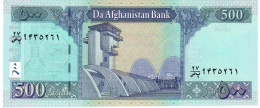 AFGHANISTAN  P76 500 AFGHANIS SH1395  2016 Signature 21  UNC. - Afghanistan