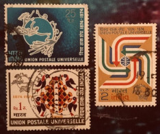 India  1974   Universal Postal Union - Gebruikt