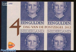 Netherlands 2012 Stamp Day Prestige Booklet, Mint NH, Stamp Booklets - Stamp Day - Stamps On Stamps - Unused Stamps