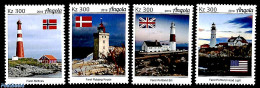 Angola 2019 Lighthouses 4v, Mint NH, Various - Lighthouses & Safety At Sea - Faros