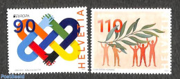 Switzerland 2023 Europa, Peace 2v, Mint NH, History - Various - Europa (cept) - Peace - Joint Issues - Nuovi