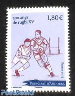 Andorra, French Post 2023 200 Years Rugby 1v, Mint NH, Sport - Rugby - Ungebraucht