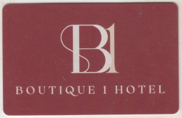 BULGARIA Hotel Keycard - BOUTIQUE 1 HOTEL ,used - Cartas De Hotels