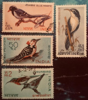 INDIA 1968 Birds, - Gebruikt