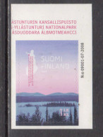 2009 Finland National Park Pallas BRAILLE  Complete Set Of 1 MNH - Ungebraucht