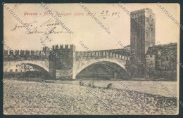 Verona Città Ponte Scaligero Cartolina MQ2442 - Verona