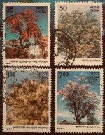 India 1981 SG 1014-8 Flowering Trees - Usados