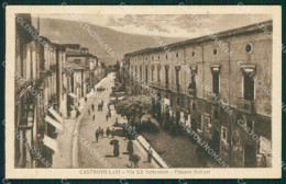 Cosenza Castrovillari PIEGA Cartolina QZ3925 - Cosenza