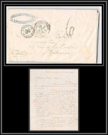 36874 Maritime Paquebot Steamer St Pierre Martinique Pour Bordeaux France 1861 Marque Postale D'entrée Lettre Cover - Cartas & Documentos