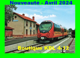 RU 2153 - Autorail AMP 807/808 En Gare - ENTREVAUX - Alpes De Haute-Provence - CP - Stations - Met Treinen