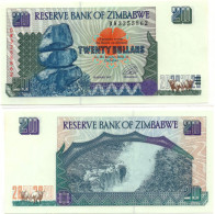 Zimbabwe 20 Dollars 1997 P-8 UNC - Simbabwe