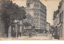 75. N°205965. Paris.rue Du Pré Saint Gervais. La Station Du Métro - Paris (19)