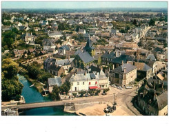 72.MALICORNE.n°22464.VUE GENERALE AERIENNE.CPSM. - Malicorne Sur Sarthe