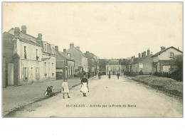 72.ST CALAIS.n°69.ARRIVEE PAR LA ROUTE DU MANS.RARE - Saint Calais