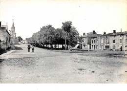 79 . N° 101673  . Cpsm .9x14 Cm  .thenezai .les Promenades Vers La Mairie Et L Eglise . - Thenezay