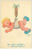 ILLUSTRATEURS.n°8924.MALLET BEATRICE.QUI BIEN SE PESE...BIEN SE PORTE.PESEE DE BEBE - Mallet, B.