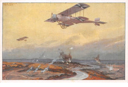 Illustrateur - N°68287 - Schulze - Avions Au-dessus D'un Cours D'eau - Schulze, Hans Rudolf