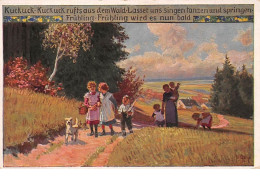 Illustrateur - N°68284 - Paul Hey 62 - Enfants Se Promenant Sur Un Chemin De Campagne - Hey, Paul