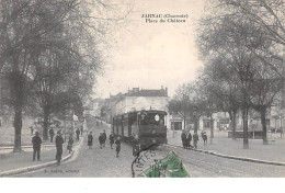 16 - N°110869 - Jarnac - Place Du Château - Tramway - Jarnac