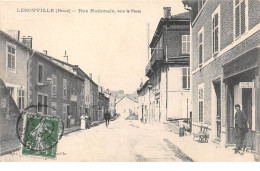 55 - N°111354 - Lerouville - Rue Nationale, Vers La Poste - Coiffeur - Lerouville