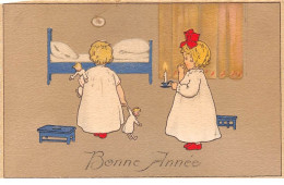 Illustrateur - N°70333  - P. Ebner - Bonne Année - Enfants Allant Se Coucher - Ebner, Pauli