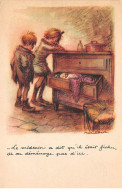 Illustrateur - N°70318 - F. Poulbot - Le Médecin A Dit Qu'il était Fichu, Si On Déménage Pas D'ici - Poulbot, F.