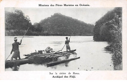 Fidji - N°71135 - Missions Des Pères Maristes En Océanie - Sur La Rivière De Rewa - Archipel Des Fidji - Fiji